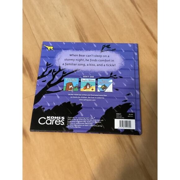 Kohls Cares "Stormy Night" Hardcover Childrens Book By Salina Yoon - Picture 2 of 4